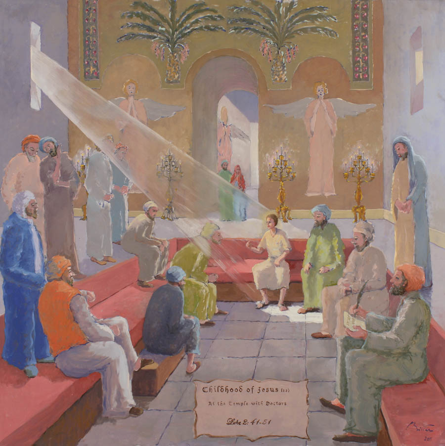 At the Temple